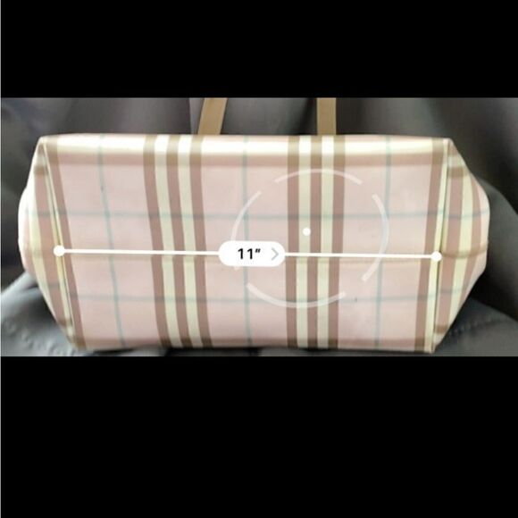 FINAL PRICE FLASH SALE🔥 AUTHENTIC VINTAGE BURBERRY PINK NOVA CANDY SHOULDER BAG - Picture 12 of 12